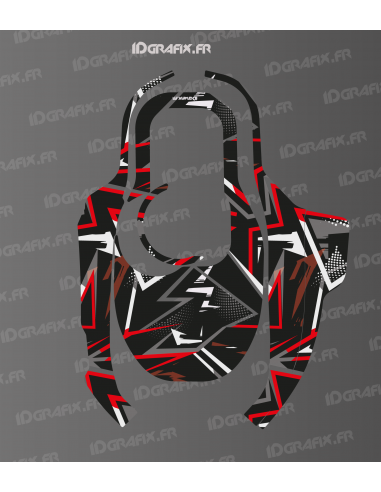 Future Edition Sticker (Grey/Red) - KRESS KR 120E / KR 121E / KR 122E robotic mower - Idgrafix