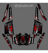100% Custom Monster Red Edition Decoration Kit - IDgrafix - Polaris RZR 900 XP - Idgrafix