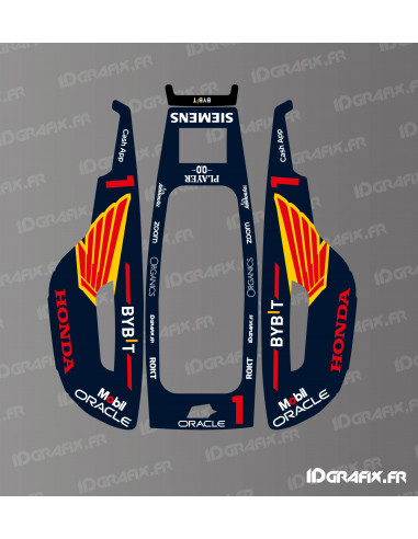 Adesivo Honda F1 Edition - Mini robot tagliaerba Mammotion YUKA - Idgrafix