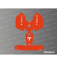 Tesla Edition Aufkleber (Rot) - Mammotion LUBA Mini Rasenmäher Roboter - Idgrafix