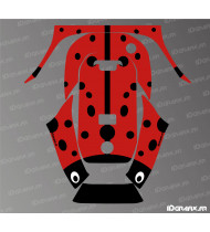 Pegatina Edición Coccinelle - Robot cortacésped ECOVACS G1-800 / G1-2000 - Idgrafix