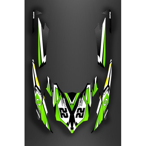 Kit decoration Green LTD Light for Kawasaki Ultra 250/2620/300/310R - IDgrafix