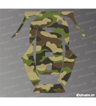 Sticker Camo Army Edition - ECOVACS G1-800 / G1-2000 robotic mower - Idgrafix