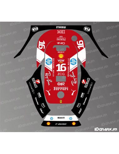 Sticker Scuderia F1 Edition (Leclerc) - Robot de tonte ECOVACS G1-800 / G1-2000 -  Idgrafix