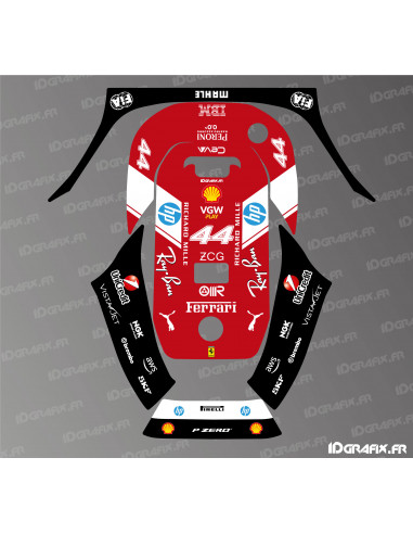 Sticker Scuderia F1 Edition (Hamilton) - Robot de tonte ECOVACS G1-800 / G1-2000 -  Idgrafix