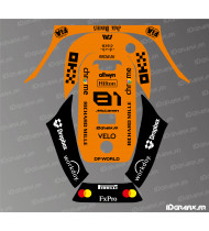 Sticker Mc Laren F1 Edition (Piastri) - ECOVACS G1-800 / G1-2000 mowing robot - Idgrafix