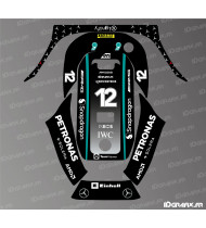 Sticker Mercedes F1 Edition (Antonelli) - ECOVACS G1-800 / G1-2000 mowing robot - Idgrafix