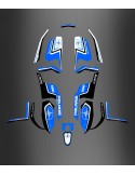 Kit décoration Polaris Racing Blue - IDgrafix - Polaris 500 Scrambler (après 2012)