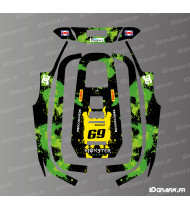 Sticker Monster Edition (Grün) - ECOVACS Goat A1600 RTK Mähroboter - Idgrafix