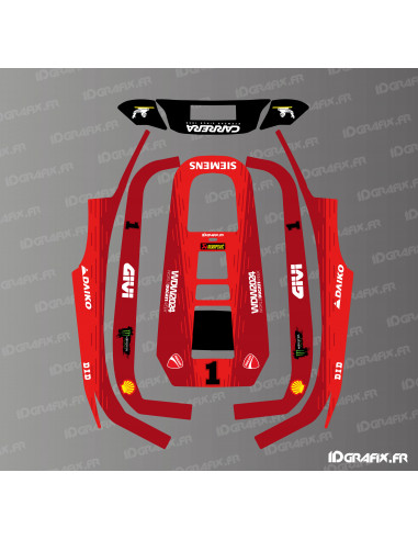 Sticker Ducati Moto GP Edition (Bagnaia) - ECOVACS Goat A1600 RTK mowing robot - Idgrafix
