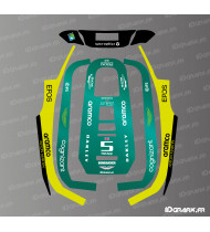 Aufkleber Aston Martin F1 Edition - ECOVACS Goat A1600 RTK Mähroboter - Idgrafix