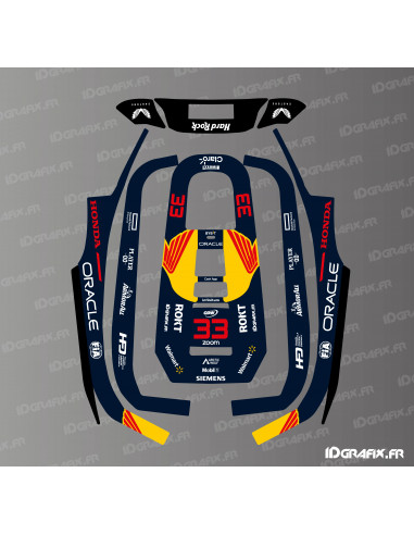 Aufkleber Honda F1 Edition - ECOVACS Goat A1600 RTK Mähroboter - Idgrafix