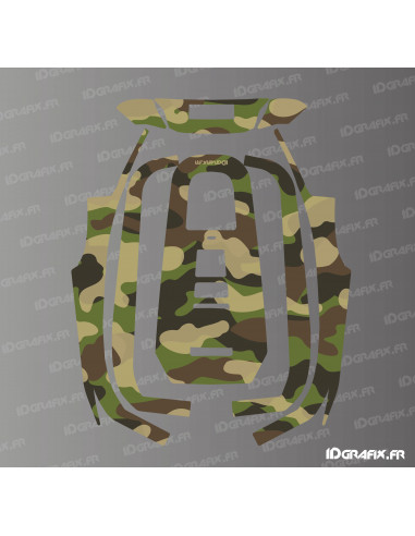 Aufkleber Camo Army Edition - ECOVACS Goat A1600 RTK Mähroboter - Idgrafix