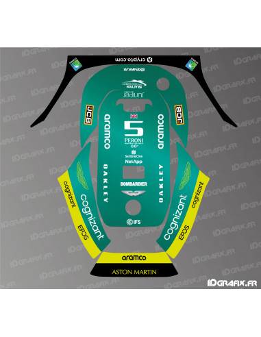 Adhesiu Aston Martin F1 Edition - tallagespa robòtica ECOVACS G1-800 / G1-2000 - Idgrafix