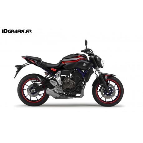 Kit de decoració de Curses de color vermell - IDgrafix - Yamaha MT-07 -idgrafix