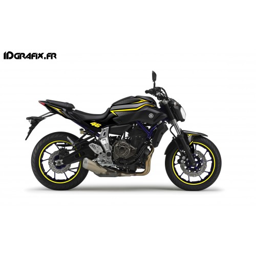 Kit dekor Racing-Gelb - IDgrafix - Yamaha MT-07-idgrafix