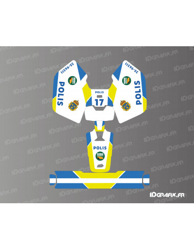 Adesivo Polis Edition - Robot tagliaerba Mammotion LUBA Mini - Idgrafix