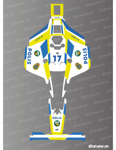 Polis Edition Aufkleber - Mammotion LUBA 2 X Rasenmäherroboter - Idgrafix