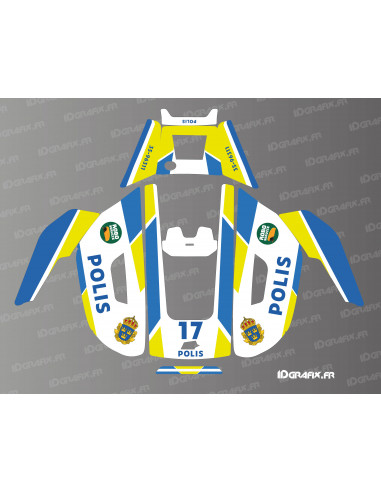 Polis Edition Aufkleber - Mammotion YUKA Rasenmäherroboter - Idgrafix
