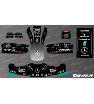 Kit déco F1-series Mercedes pour Karting - KG 509 -  Idgrafix
