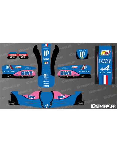 Alpine F1-series decoration kit for karting - KG 509 - Idgrafix