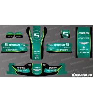 Kit de decoració Aston Martin sèrie F1 per a karting - KG 509 - Idgrafix