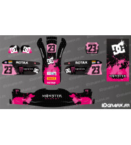 Kit déco Monster Edition (Rose) pour Karting - KG 509 -  Idgrafix