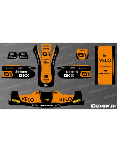 F1-series MC Laren decoration kit for Karting - KG 509 - Idgrafix