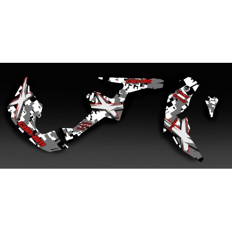 Kit decoration Digital Camo Red Full - IDgrafix - Can Am Renegade