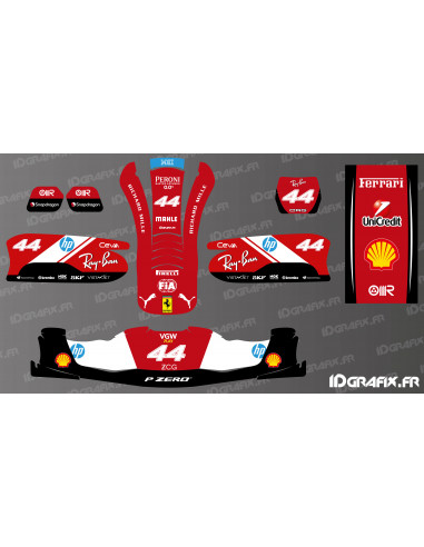 F1-series Scuderia decoration kit for Karting - KG 509 - Idgrafix