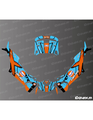 Kit décoration Gulf Edition- Idgrafix - Can Am Maverick X3 R -  Idgrafix