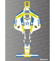 Polis Edition Sticker - Mammotion LUBA 2 X Lawnmower Robot - Idgrafix