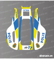 Adesivo Polis (Svezia) - Robot tagliaerba Mammotion YUKA Mini - Idgrafix