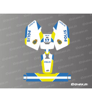Polis Edition Sticker - Mammotion LUBA Mini Lawnmower Robot - Idgrafix