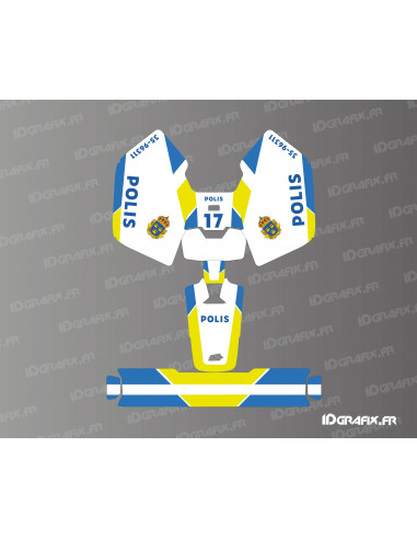 Polis Edition Sticker - Mammotion LUBA Mini robotic lawnmower - Idgrafix