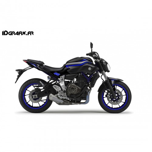 Kit decoration Racing Blue - IDgrafix - Yamaha MT-07 - IDgrafix