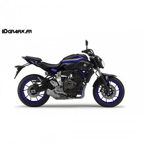 Kit dekor Racing-Blau - IDgrafix - Yamaha MT-07