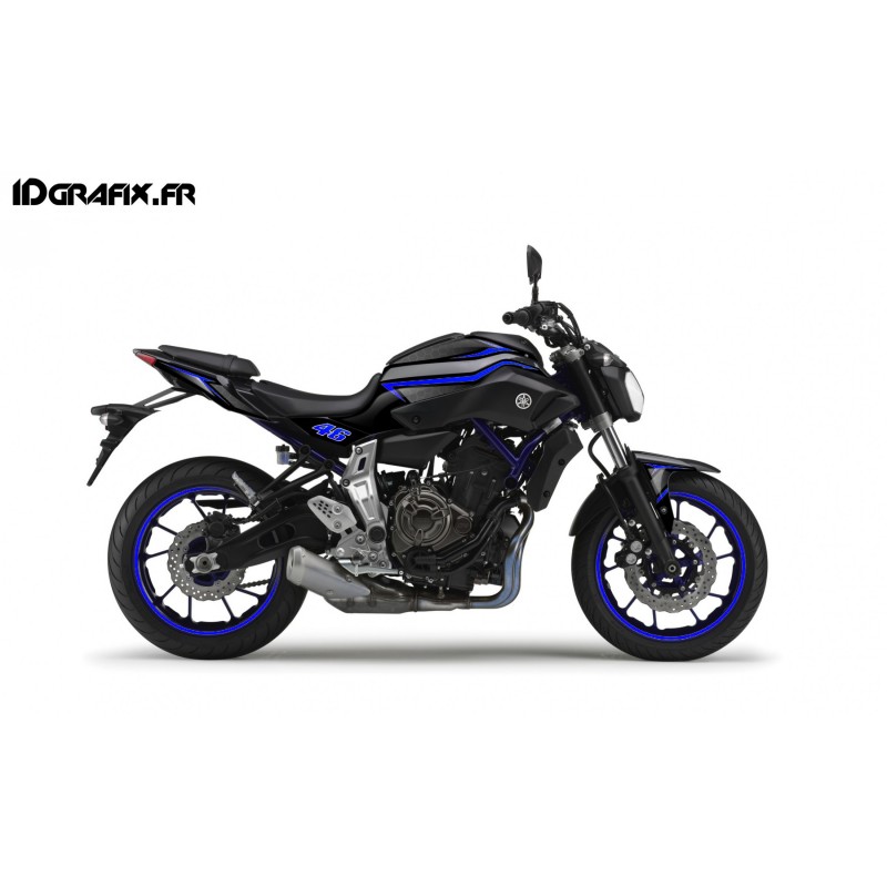 Kit dekor Racing-Blau - IDgrafix - Yamaha MT-07 -idgrafix