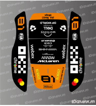 Sticker Mc Laren F1 Edition (Piastri) - Honda Miimo HRM 1000-1500-2500 robotic lawnmower - Idgrafix