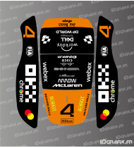 Pegatina McLaren Edición F1 (Norris) - Cortacésped robótico Honda Miimo HRM 1000-1500-2500 - Idgrafix