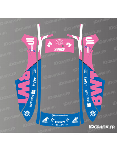 Sticker Alpine F1 Edition - Robot de tonte ECOVACS Goat O500 / O800 -  Idgrafix