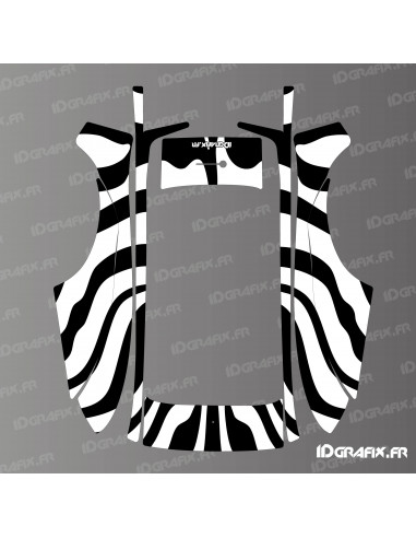 Sticker Zebre Edition - Rasaerba robotizzato ECOVACS Goat O500 / O800 - Idgrafix