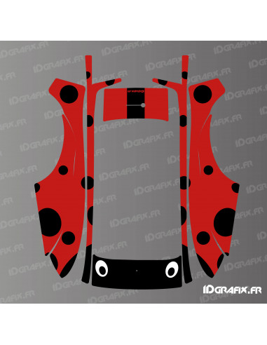 Adhesiu Coccinelle Edition - Robot de tall ECOVACS Goat O500 / O800 - Idgrafix