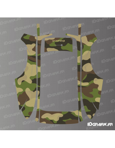 Adhesiu Camo Army Edition - Tallagespa robòtica ECOVACS Goat O500 / O800 - Idgrafix