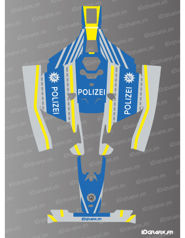 Adhesiu Polizei Edition (Alemanya) - Robot tallagespa Mammotion LUBA 2 - Idgrafix