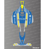 Aufkleber Polizei Edition (Deutschland) - Mammotion LUBA 2 X Rasenmäherroboter - Idgrafix