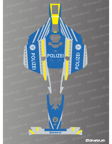 Adhesiu Polizei Edition (Alemanya) - Robot tallagespa Mammotion LUBA 2 X - Idgrafix