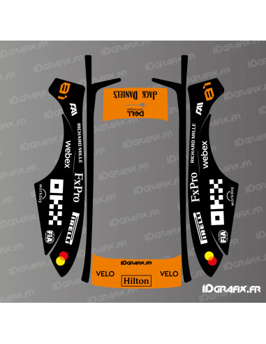Adesivo Mc Laren F1 Edition (Piastri) - Rasaerba robotizzato ECOVACS Goat O500 / O800 - Idgrafix