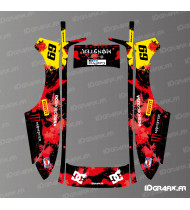 Sticker Monster Edition (Red) - ECOVACS Goat O500 / O800 robotic mower - Idgrafix