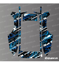 Sticker Topo Edition (Bleu) - Robot de tonte ECOVACS Goat O500 / O800 -  Idgrafix